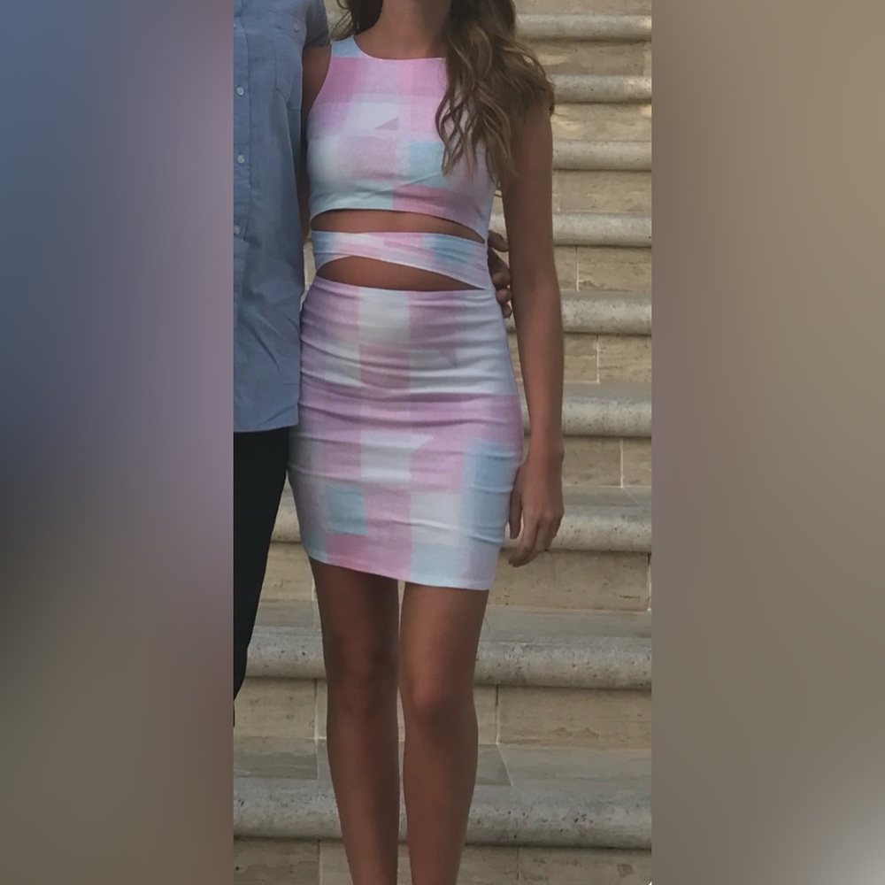 Sabo skirt mosaic dress